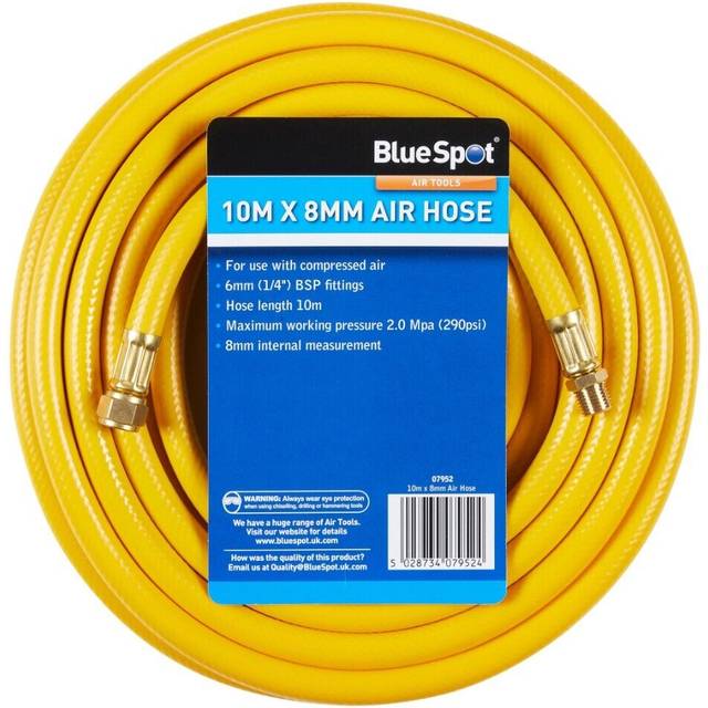 Blue Spot Tools 10mm x 8m Air Hose (High Visibility)