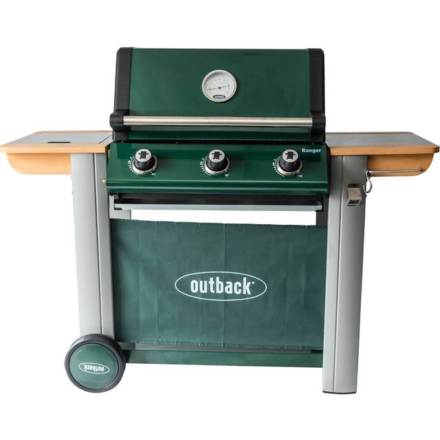 Outback Ranger 3 Burner Gas and Charcoal BBQ