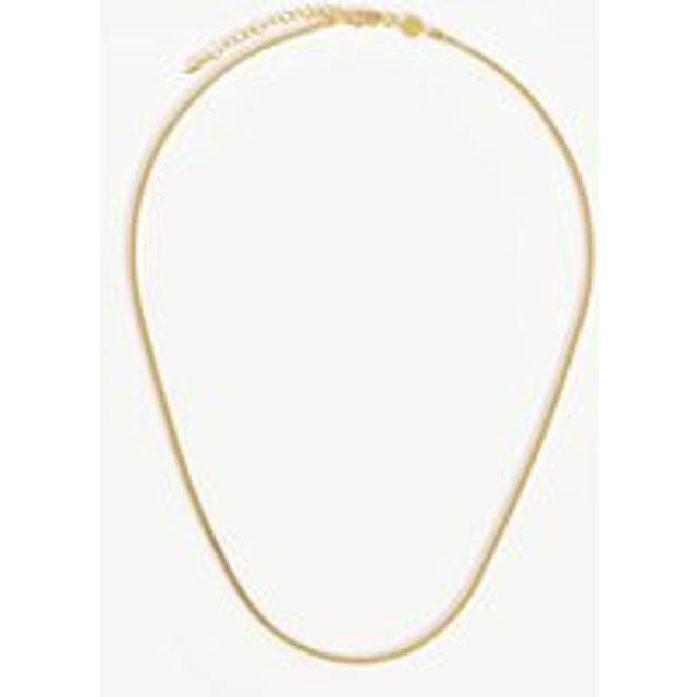 Lucy Williams Short Square Snake Chain Necklace