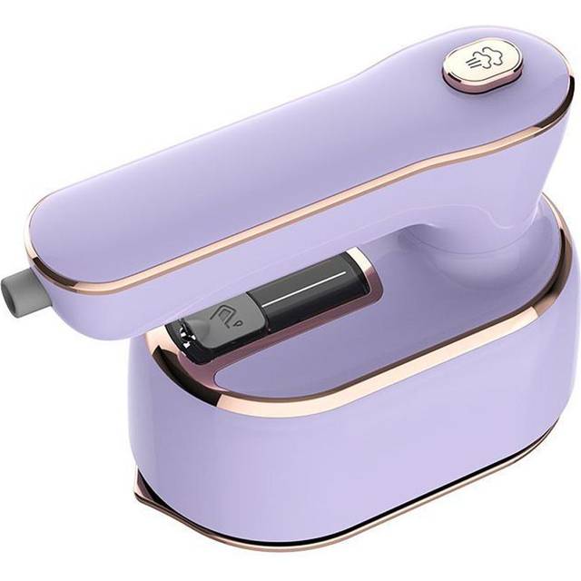 Travel Steamer Iron for Clothes Rotating Handheld Ironing Machine Portable Clothing Steamer for EU Plug white