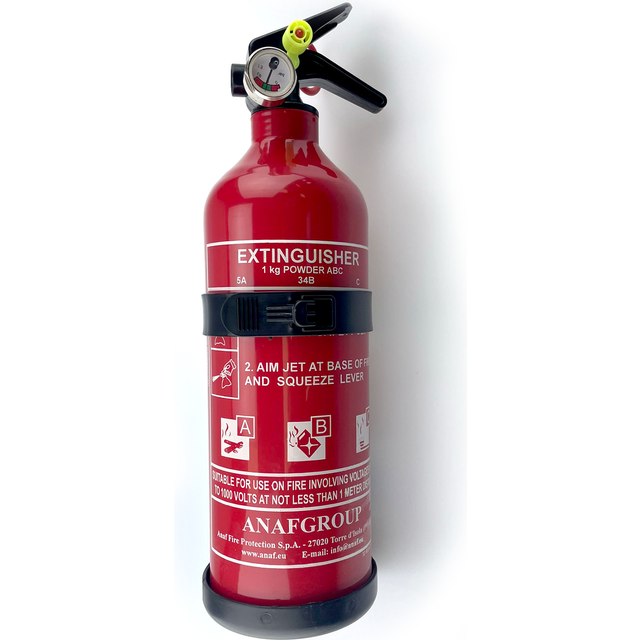 Simply 1Kg Fire Extinguisher with Gauge - SFE1- you get 5
