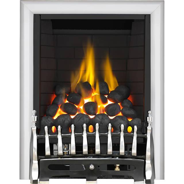 Focal Point Blenheim Full Depth Manual Gas Fire - Chrome - Silver