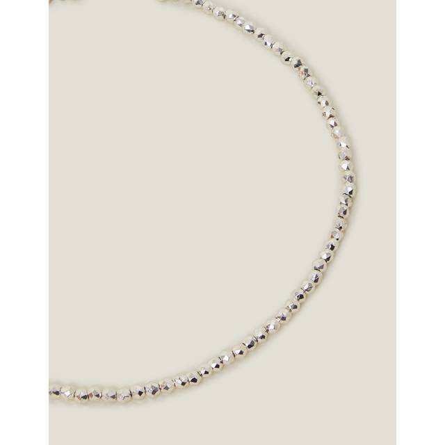 Multicolour Sterling Silver-plated Beaded Anklet - Accessorize - One Size