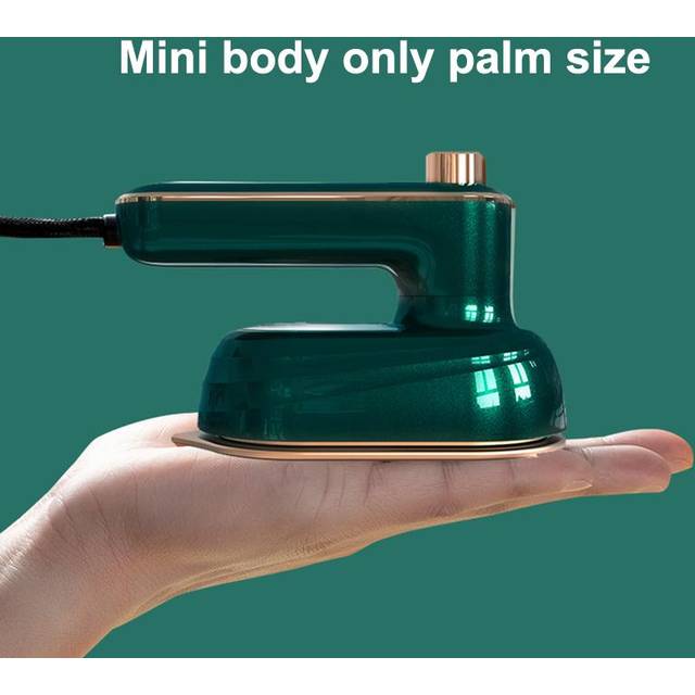 Electric iron handheld hanging iron portable household handheld ironing machine mini small rotary US Plug green