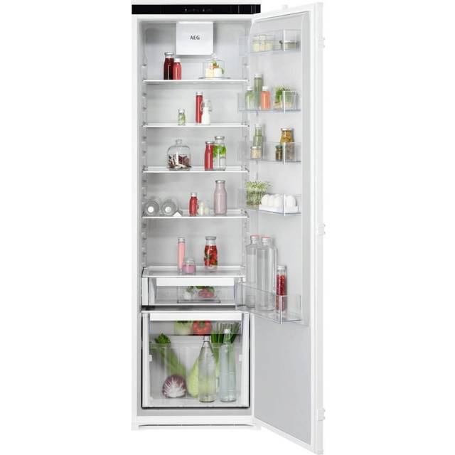 AEG 6000 Series TK6DS181ES Integrated In Column Tall Larder Fridge - Sliding Hinge