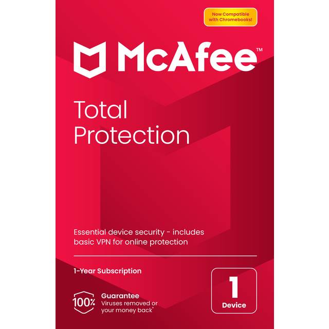 McAfee Total Protection, 1 Year Subscription for 1 Device