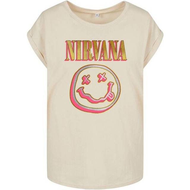 Nirvana Coloured Logo T-Shirt sand
