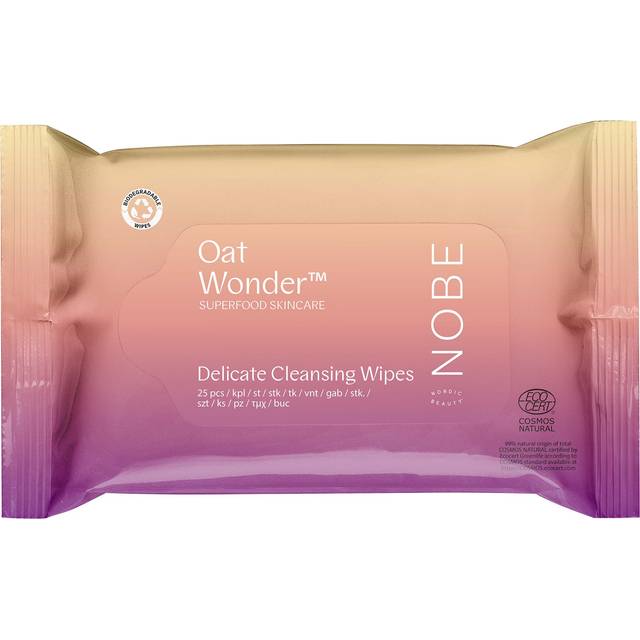 NOBE Oat Wonder Delicate Cleansing Wipes 25pcs