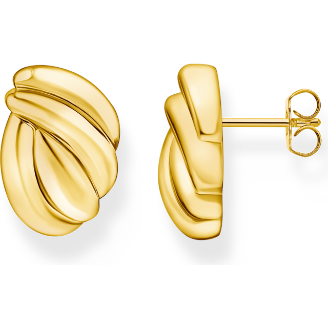 Thomas Sabo H2327-413-39 Ohrstecker organische Formen vergoldet klein Damen