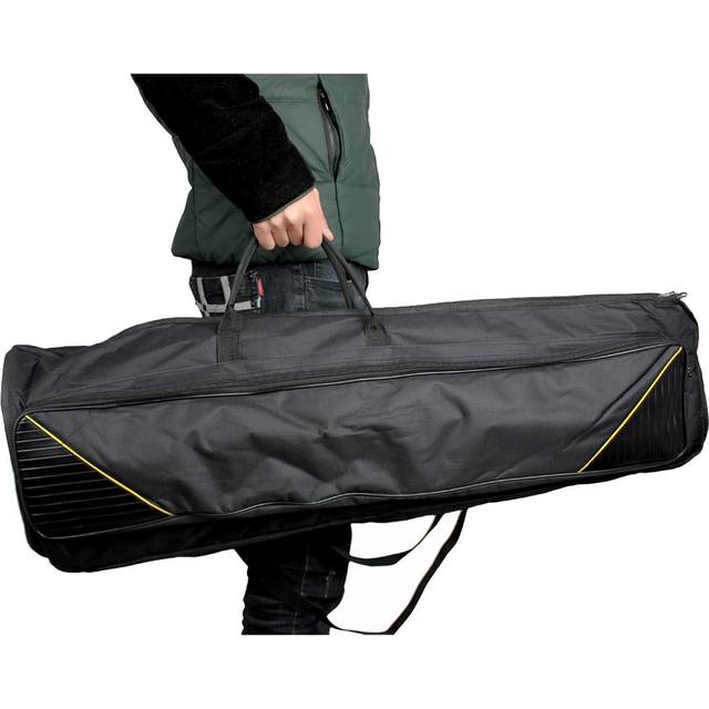 600D Water-resistant Trombone Gig Bag Oxford Cloth Backpack Adjustable Shoulder Straps Pocket 5mm black