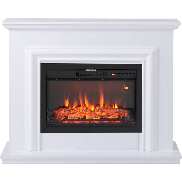 Focal Point Amersham White Electric Fire Suite - 88.6 x 114 x 33cm