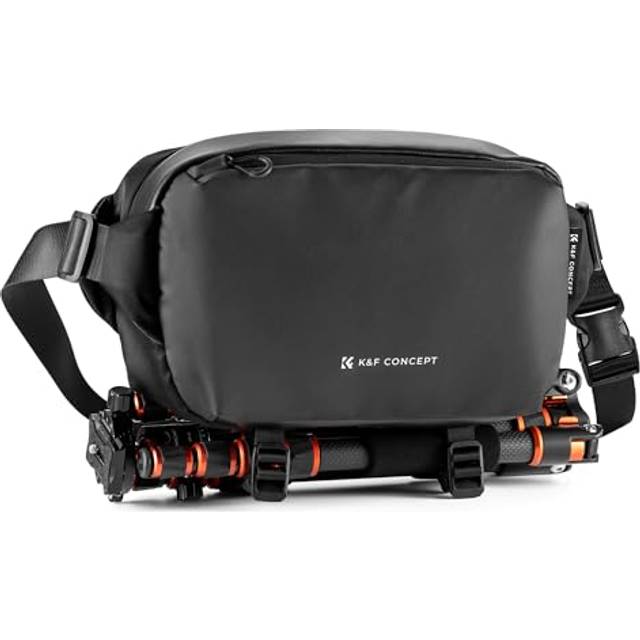 K&f concept 10l canvas bag camera lens photography shoulder crossbody backpack