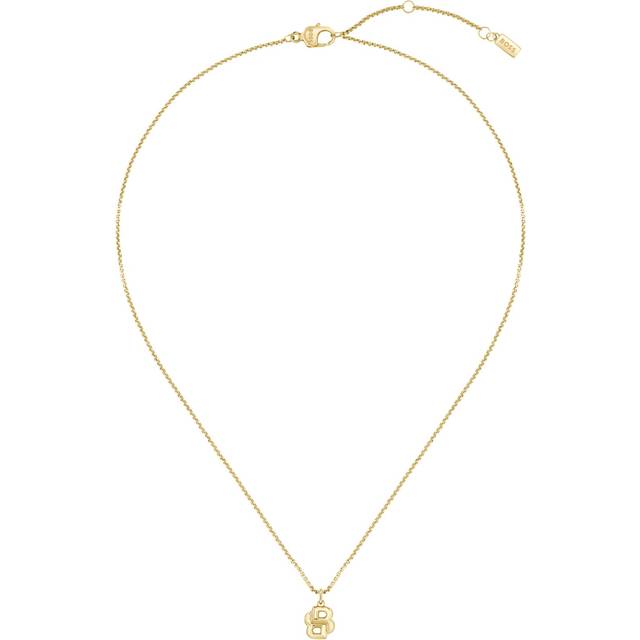 BOSS Double B Petit Collection Pendant Necklace, Gold