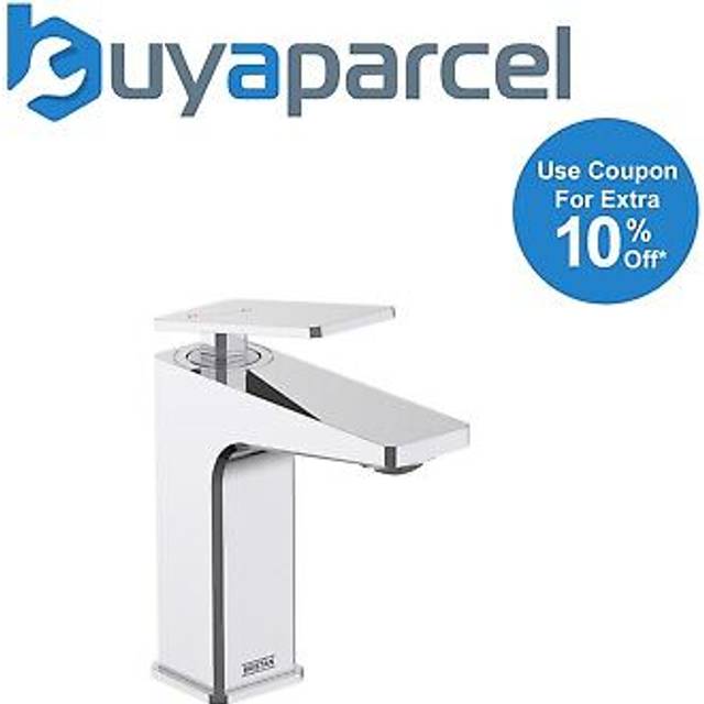 Bristan Delgado Eco Start Basin Mixer with Clicker Waste Chrome