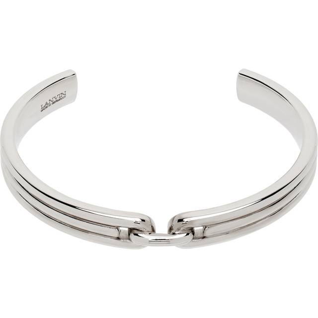 Lanvin Silver Chain Rigid Bracelet - SILVERM2 - UNI