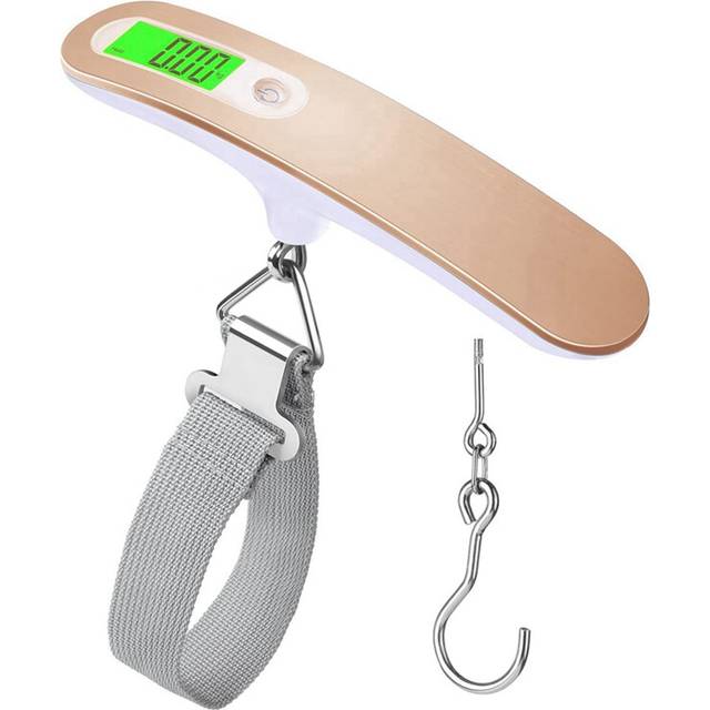 Digital Luggage Scale Hand Electronic Portable for Travelers Handheld 110 Lbs B