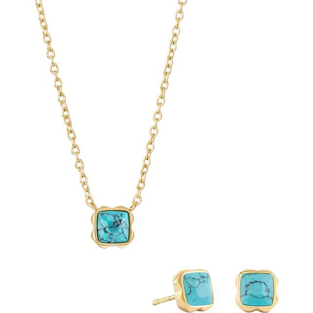 Coeur de Lion Schmuck-Set 1301/54-0600 - türkis
