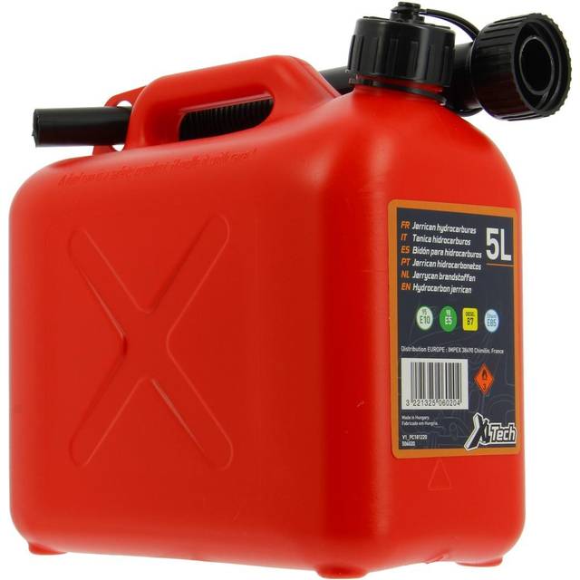 XL 506020 Bensindunk Volym: 5l, med slang - Röd