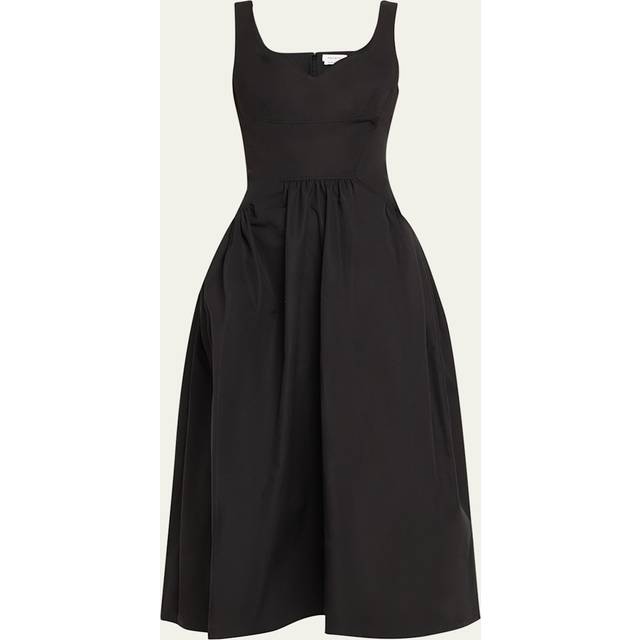 Sweetheart Sleeveless Fit-&-Flare Midi Dress - BLACK - 44 IT (8 US)