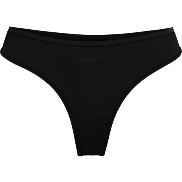 Björn Borg W Soft Touch Thong 1p Underkläder Black Beauty - Small