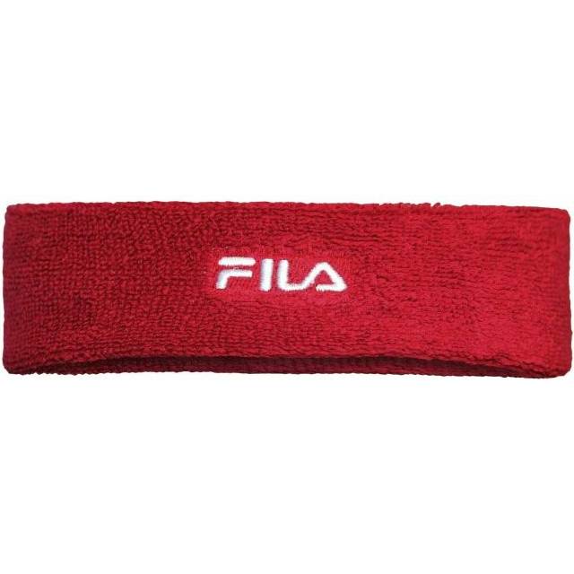 Fila Mens Sport Logo Red Headband - One Size