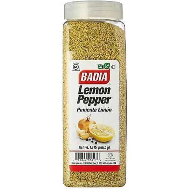 Badia lemon pepper seasoning (pimienta limón) -- (1.5 lb) 680.4g
