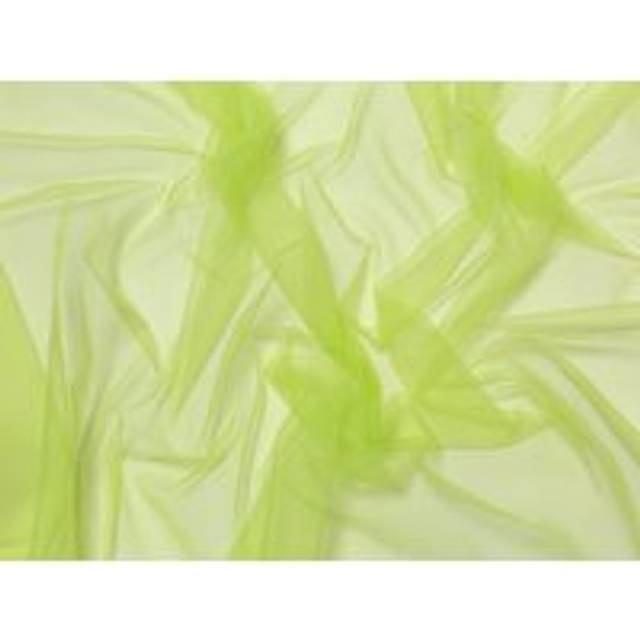 Minerva Core Range Dolce Vita Soft Italian Tulle Fabric Lime Green