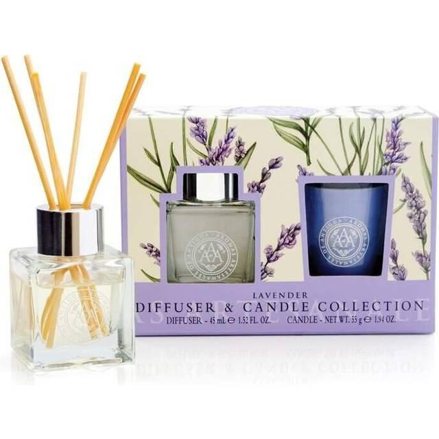 Aaa lavender mini diffuser & candle collection gift set