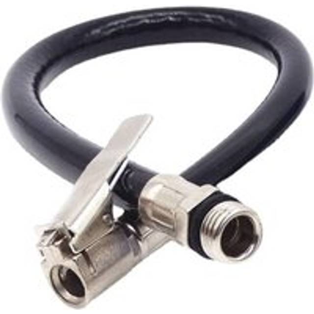 Cyslmuk - 1pcs Tire Chuck Inflator Pump Hose Vehicle Tire Inflator Hose High Quality Tire Inflator Hose Black Rubber Filling Tire Air Hose
