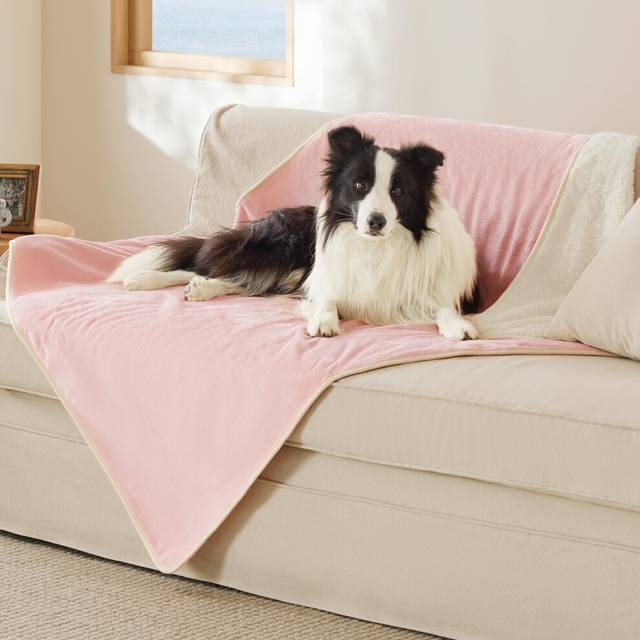 Bedsure Waterproof Dog Blankets for Extra Large Dogs - XL Cat Blanket Washable for Couch Protection  Sherpa Fleece Puppy Blanket  Soft Plush Reversibl