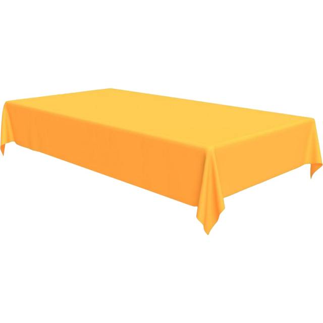 Beistle 56411-NO 54 x 108 in. Plastic Rectangular Table Cover, Neon Orange - Pack of 12