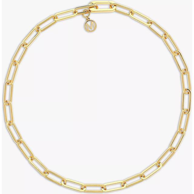 Melissa Odabash Paperclip Link Chain Necklace, Gold