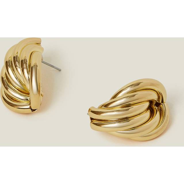 Gold Twist Knot Drop Earrings - Accessorize - One Size