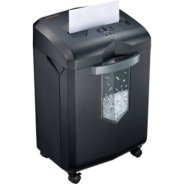 Bonsaii Heavy Duty Paper Shredder, 60-Minute 18 Sheets Cross Cut Office Credit Card Shredders for Industrial and Business Use, 23-Litre Pullout Bin wi