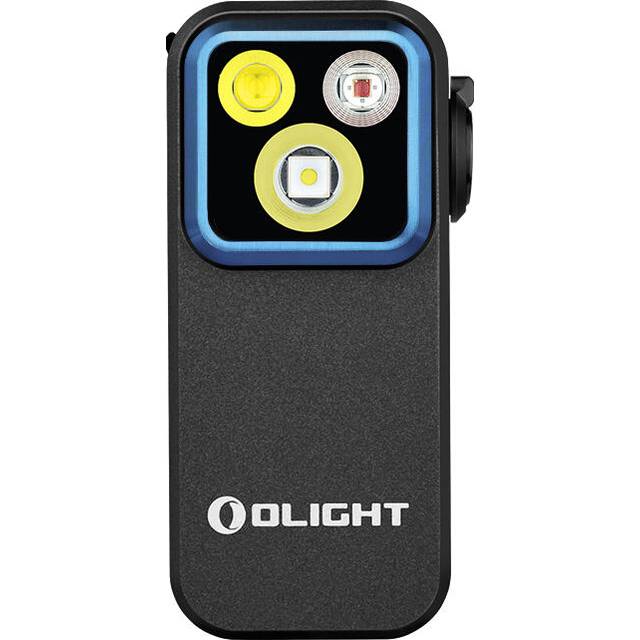 Ficklampa Olight Oclip Pro - 500 lm / 57 mm / Laddbar, Svart