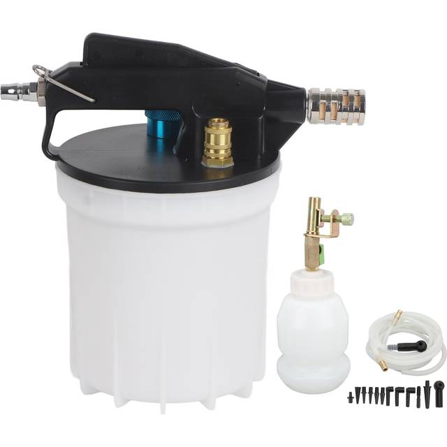 Pneumatic Brake Fluid Bleeder Kit 2L Explosionproof Vacuum Brake Oil Extractor for Transmission Oil
