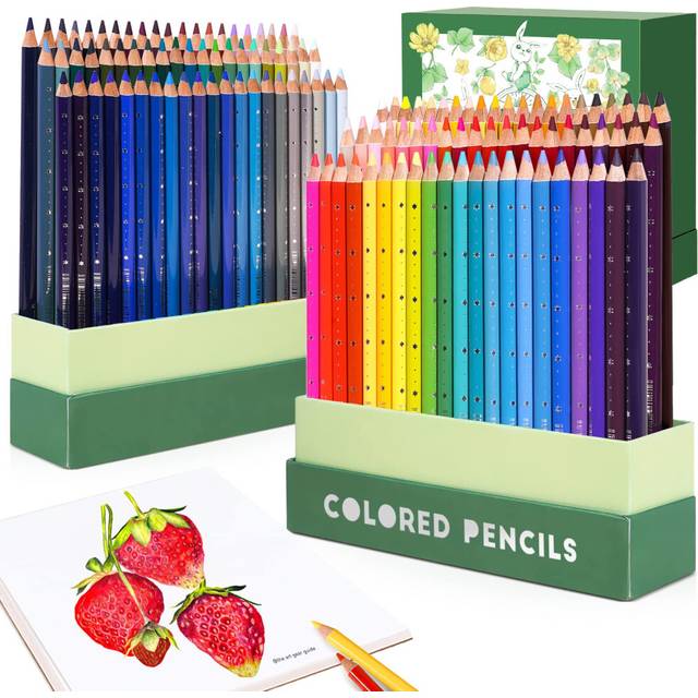 Arrtx 126 Colouring Pencils Set, Professional Premium Soft Core Coloured Pencils for Adult Artists, Drawing, Sketching, Shading |Adult Colouring Book