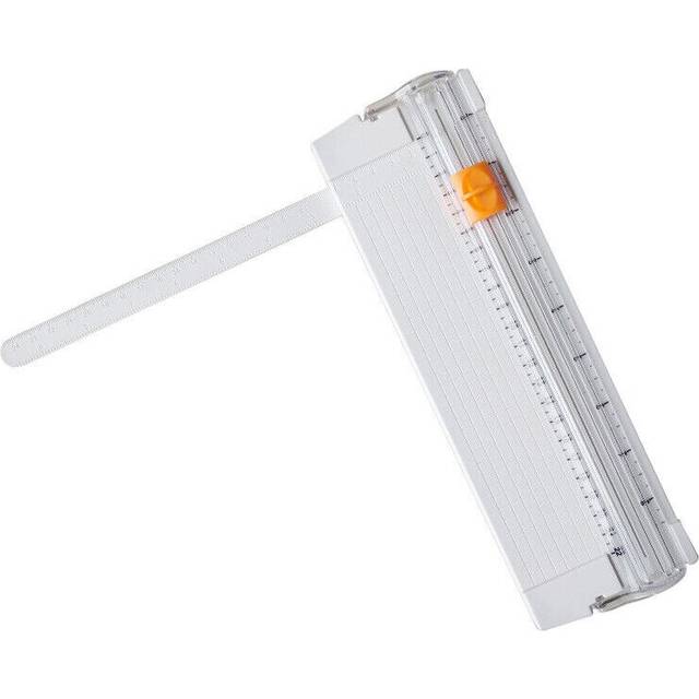 (  White) Precision Paper Trimmers Cutters Guillotine with Pull-out Ruler Cutting