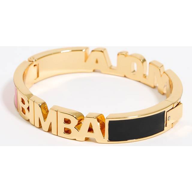 Multicolored enamel logo bracelet - GOLD - UN