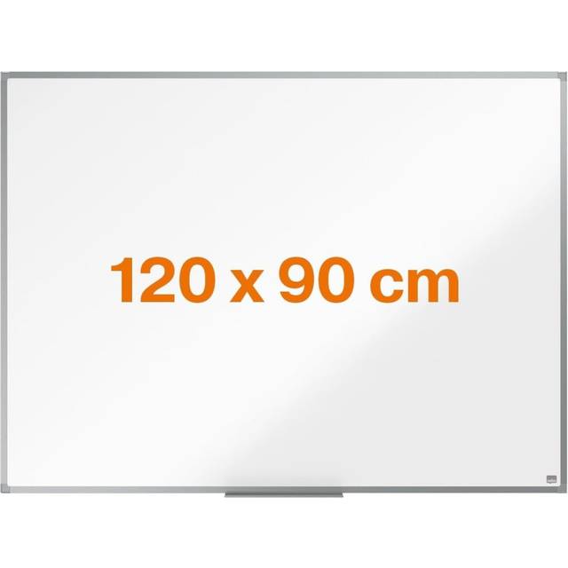 Nobo Magnetic Dry Wipe Whiteboard, 120x90 cm (WxH), Memo/Weekly Planner/Drawing Board with Silver Aluminum Frame for Office, Home & Classroom, Include