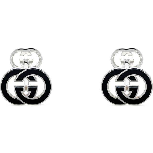 Gucci Interlocking Silver Cufflinks