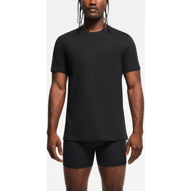 SKIMS Mens Lightweight T-Shirt 3-Pack | Black | 2XL | SKIMS Basics - Obsidian