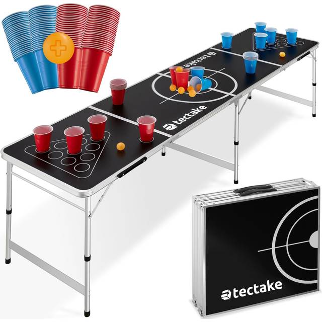 Beer Pong Table Set Up Beerpong Foldable Folding Collapsible Game Adult Party