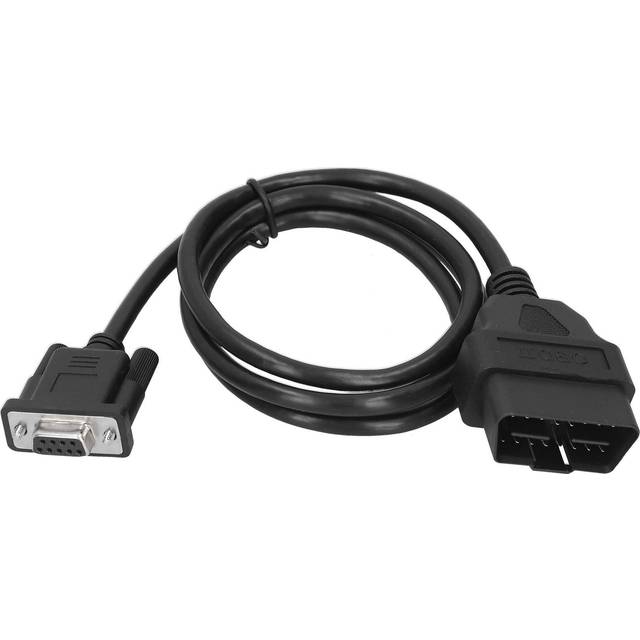 16Pin OBD2 to RS232 DB9 Car Diagnostic Interface Adapter Extension Cable Connector