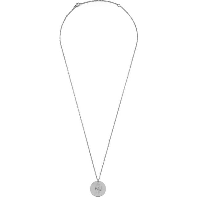 Mateo - Stallion Coin necklace - men - Sterling Silver - One Size