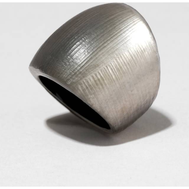 Alexis Bittar Lucite Block Ring- in Charcoal Size 8 | Statement Jewelry from Alexis Bittar (8)