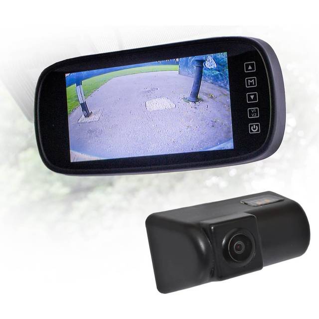 Motormax Mirror Monitor And Ford Reverse Camera Kit With 105° Viewing Angle