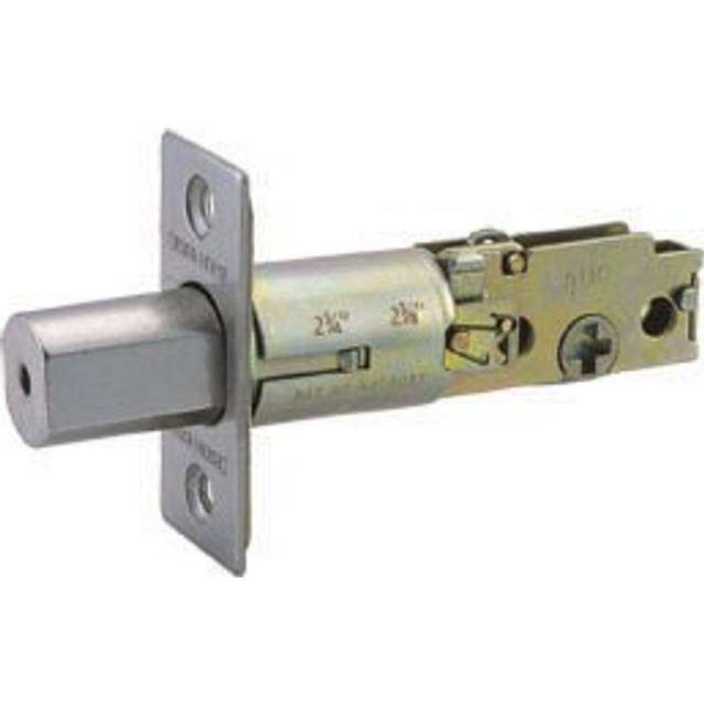 Design House 790758 2-Way Replacement Square Corner Deadbolt Latch Satin Nickel