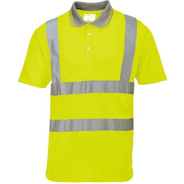 (XL, Yellow) Portwest Unisex Adult Hi-Vis Polo Shirt