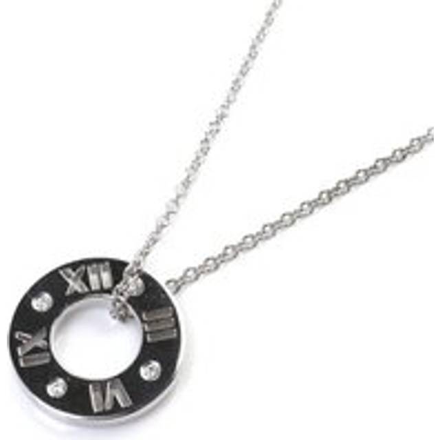 Womens Preloved Atlas Circle Pendant Necklace Wo - Gold - Metallics - One Size